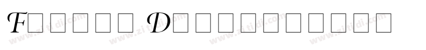 Findel Display字体转换